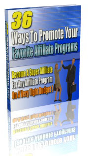 36 Highly Profitable Ways To Promote Your Favorite Affiliate Program