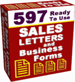 597 Sales letter and business forms