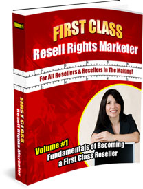 First Class Resell Rights Marketer 3 Pack