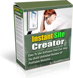 Instant website creator