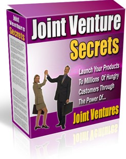 Joint Venture Secrets with ready sale page