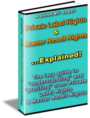 Private Label Rights & Master Resale Rights